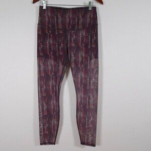 Fabletics Semi-Sheer Activewear Leggings Women's Size M Mesh Overlay High Rise